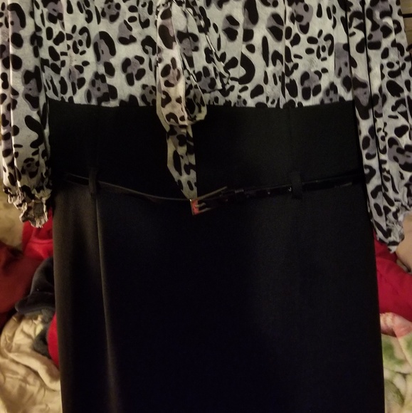 Animal print Career or Church Dress - Picture 2 of 4